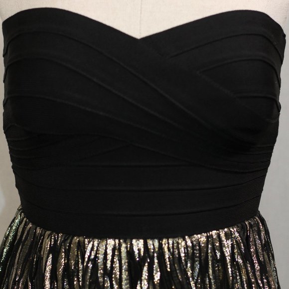 Erin Erin Fetherston Silk Black Gold Dresses - Picture 5 of 12